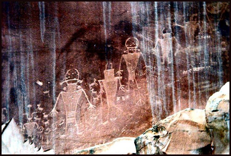 Petroglyphs near Zion Canyon