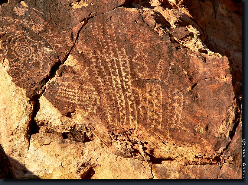 Petroglyph photo 14, Parowan Gap