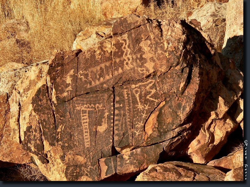 Petroglyph photo 15, Parowan Gap