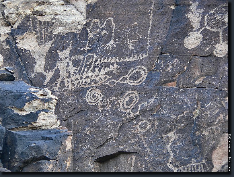Petroglyph photo 6, Parowan Gap